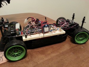 Breadboards work surprisingly well with vibration! =P